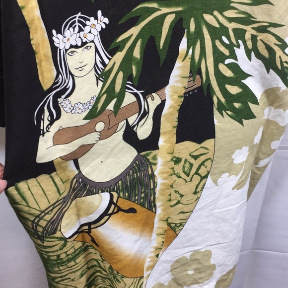 🎉Bohio 100% Linen Hawaiian Shirt 1X - Picture 5 of 6